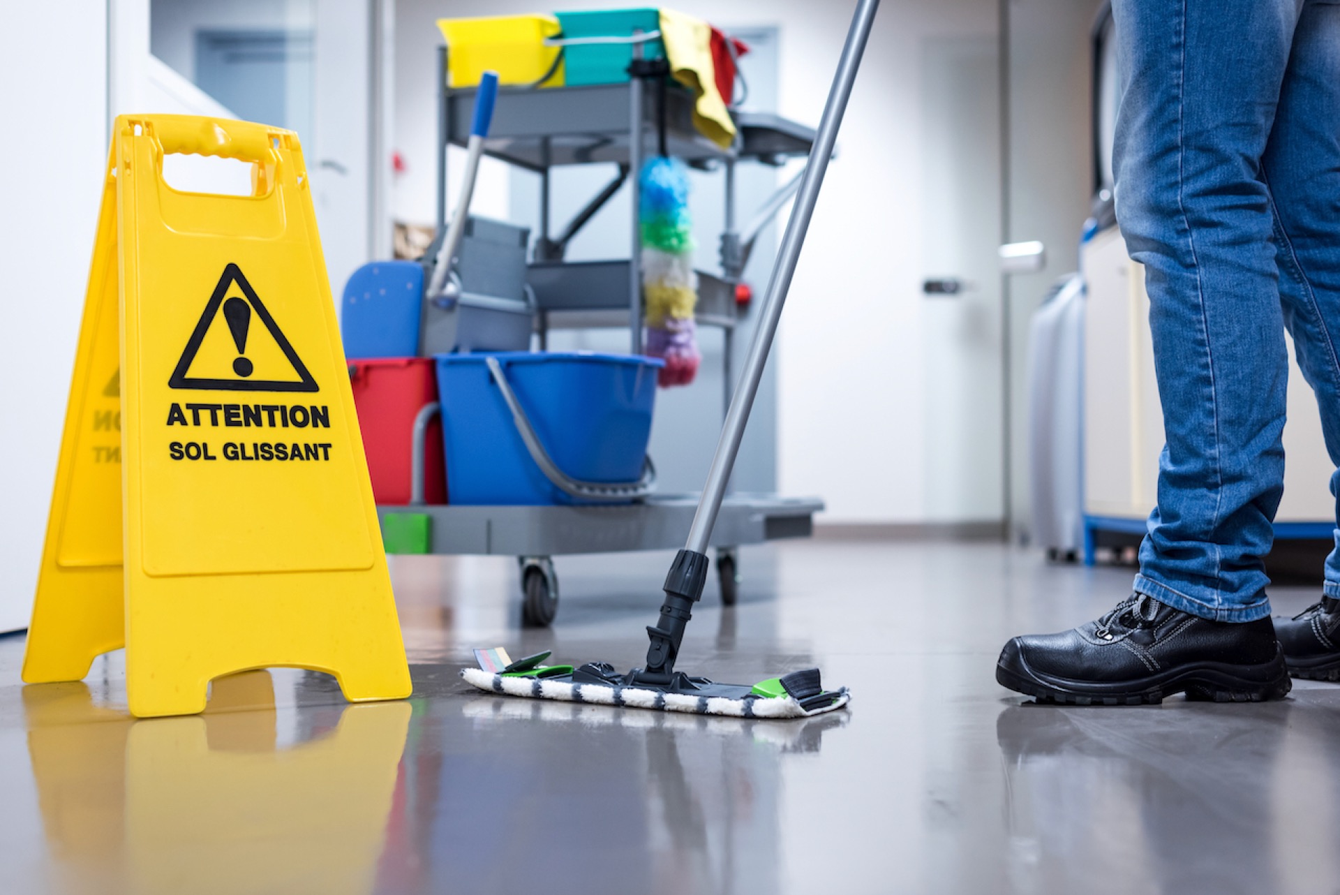 Floor mopping